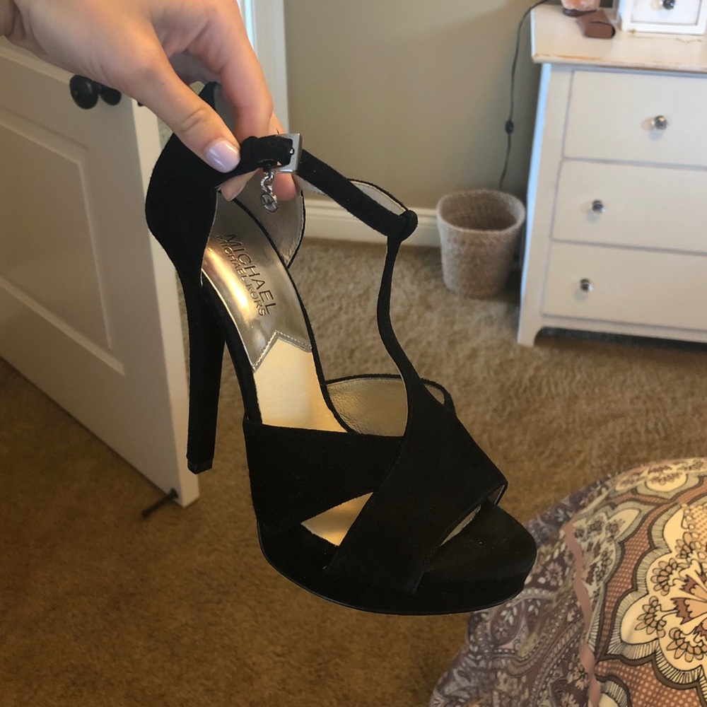 Black Michael Kors heels